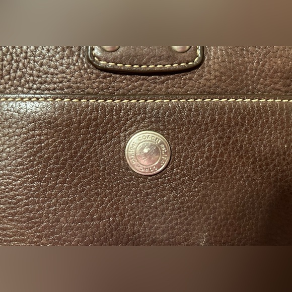 Vintage COACH leather shoulder bag- authentic, brown with silver hardware, clean - Picture 11 of 12